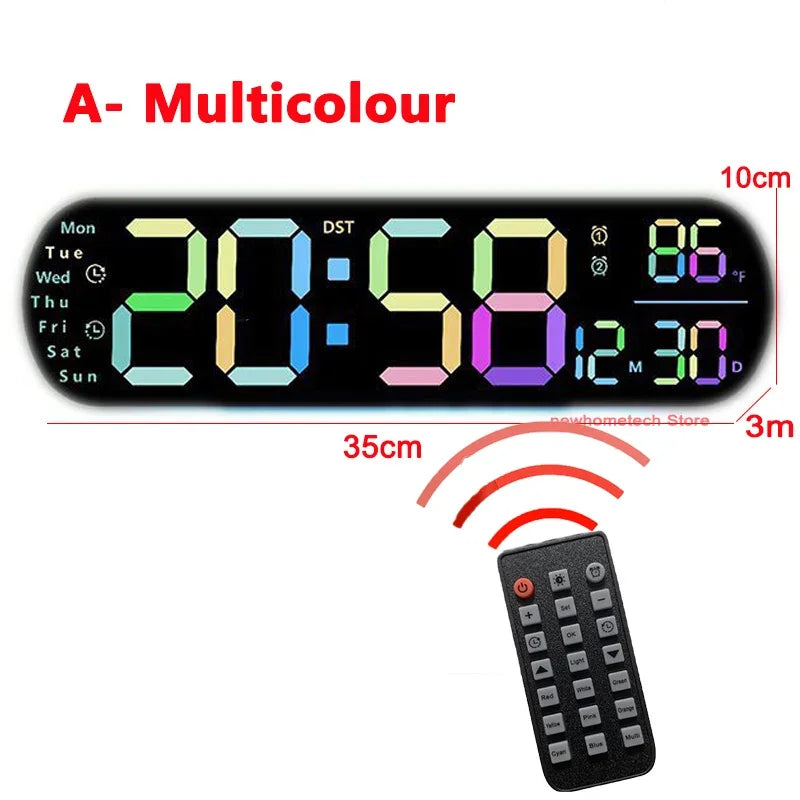 Horloge Murale numérique Led