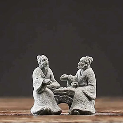 Figurines Miniatures d’Aînés Chinois