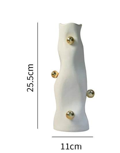 Vase en Résine Géométrique