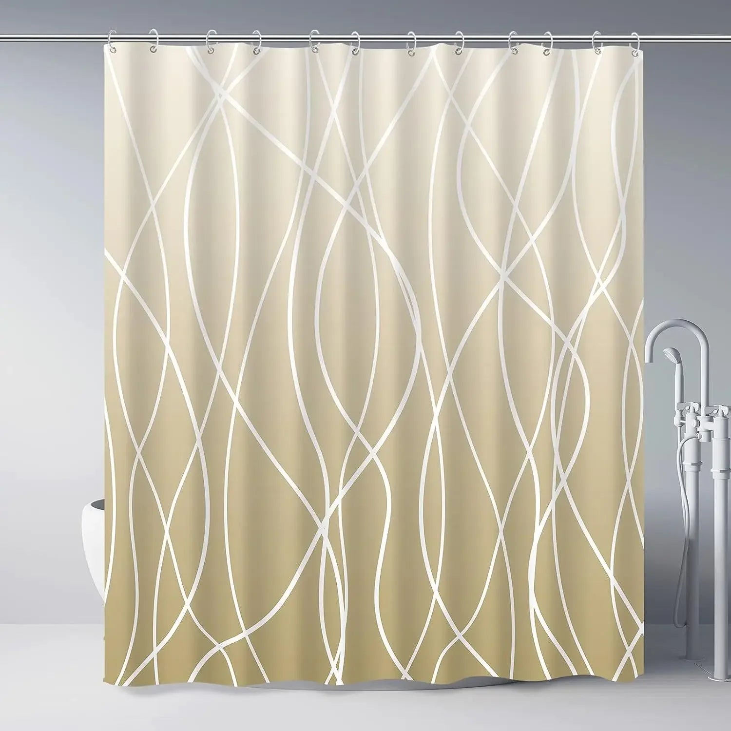 Rideau de Douche en Tissu
