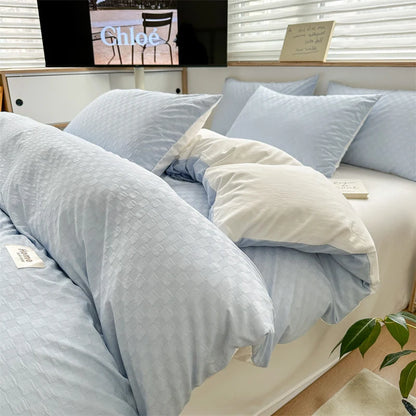 Parure Housse de Couette en Jacquard