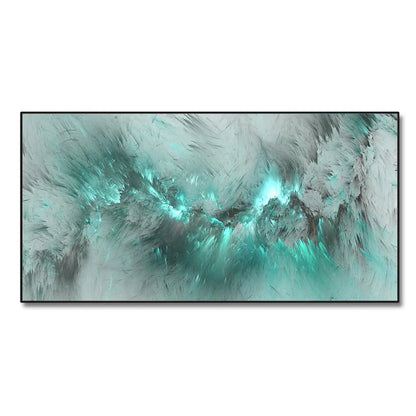 Tableau Moderne Peinture Abstraite Colorée Fleur