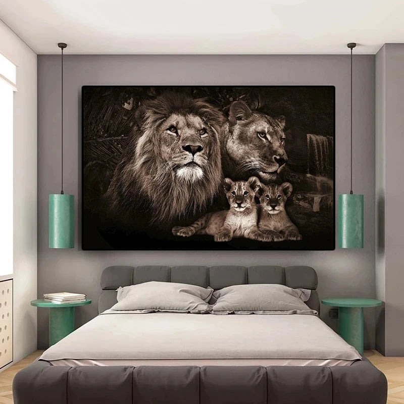 Toile d’Art Animal  Lion