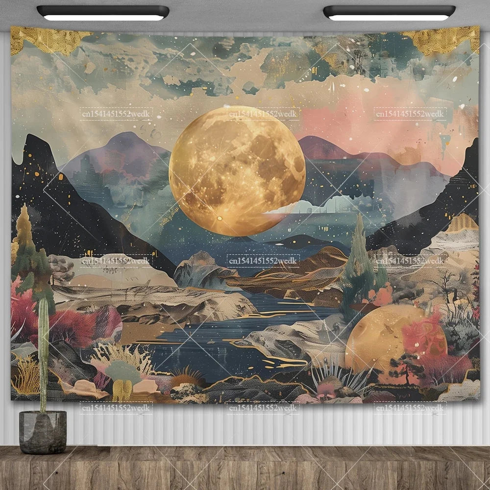Tenture Murale Lune