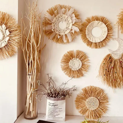 Décorations Murales  en raphia