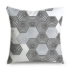 Housse de Coussin Décorative Gris