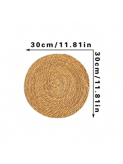 Panier Mural Rond en Jonc de Mer