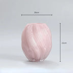 Vase en Verre Torsadé