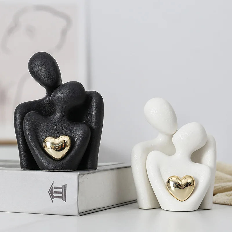 Figurine Couple en Céramique