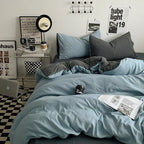 Parure Housse  de Couette en Coton