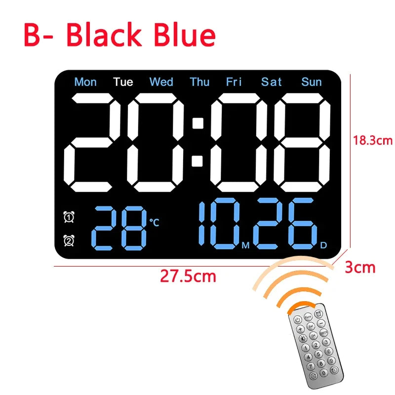 Horloge Murale numérique Led