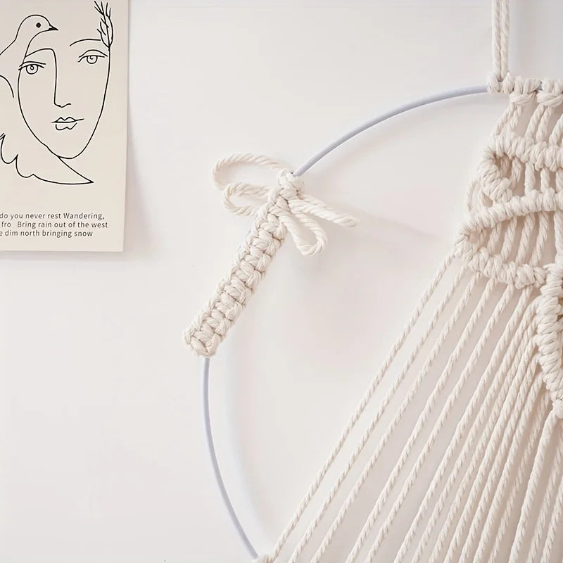 Tapisserie Murale en Macramé