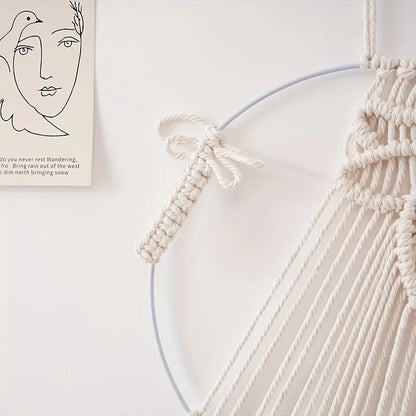 Tapisserie Murale en Macramé