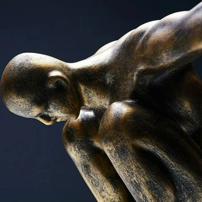 Sculpture d'art corporel Humain