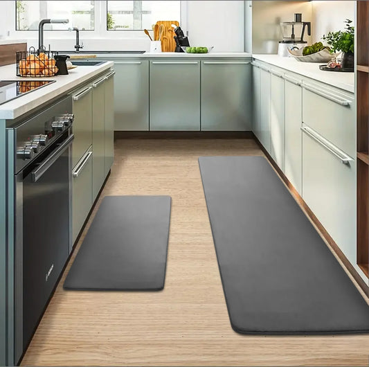 Tapis de cuisine en flanelle épaisse, long et antidérapant, absorbant l’huile et la saleté – idéal pour entrée ou pièce fonctionnelle - Décoration intérieure