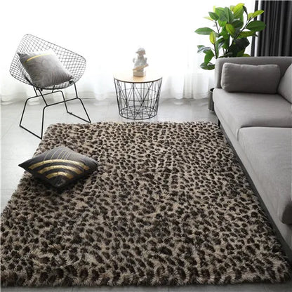 Tapis en velours doux et moelleux pour salon ou chambre, antidérapant, idéal pour déco cosy et chambre d’enfant - Décoration intérieure