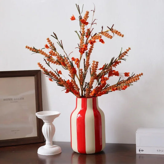 Vase en céramique  de style nordique, ornement pour chambre, table à manger et décoration de mariage - Décoration intérieure