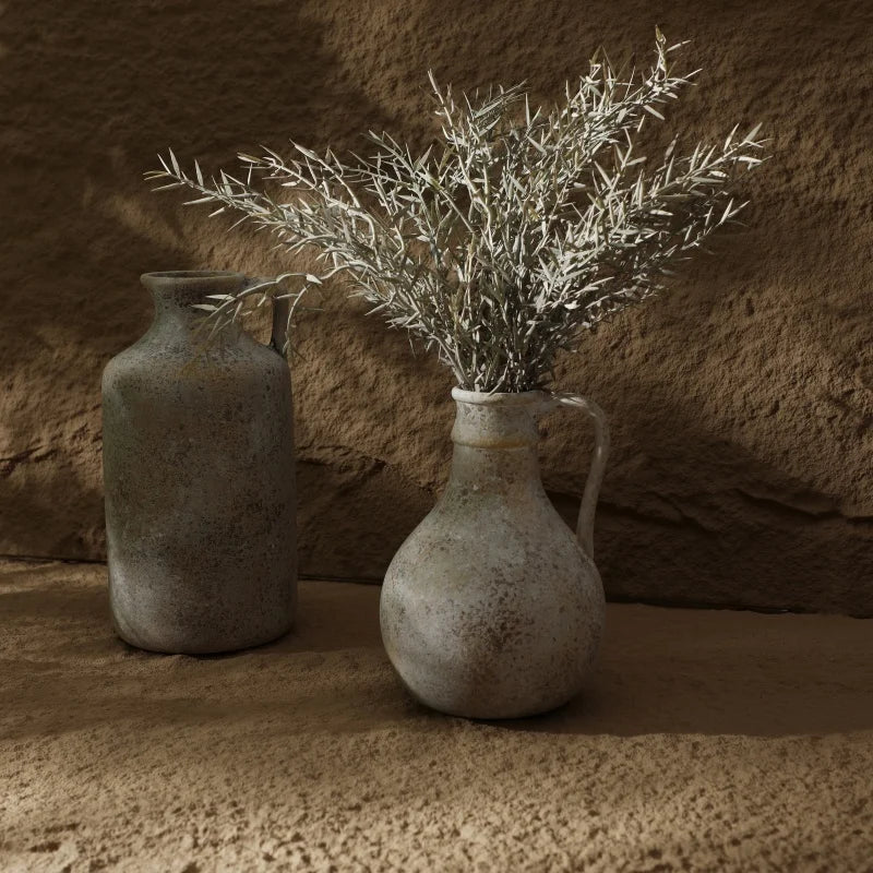 Vase en céramique vintage fait main - Décoration intérieure