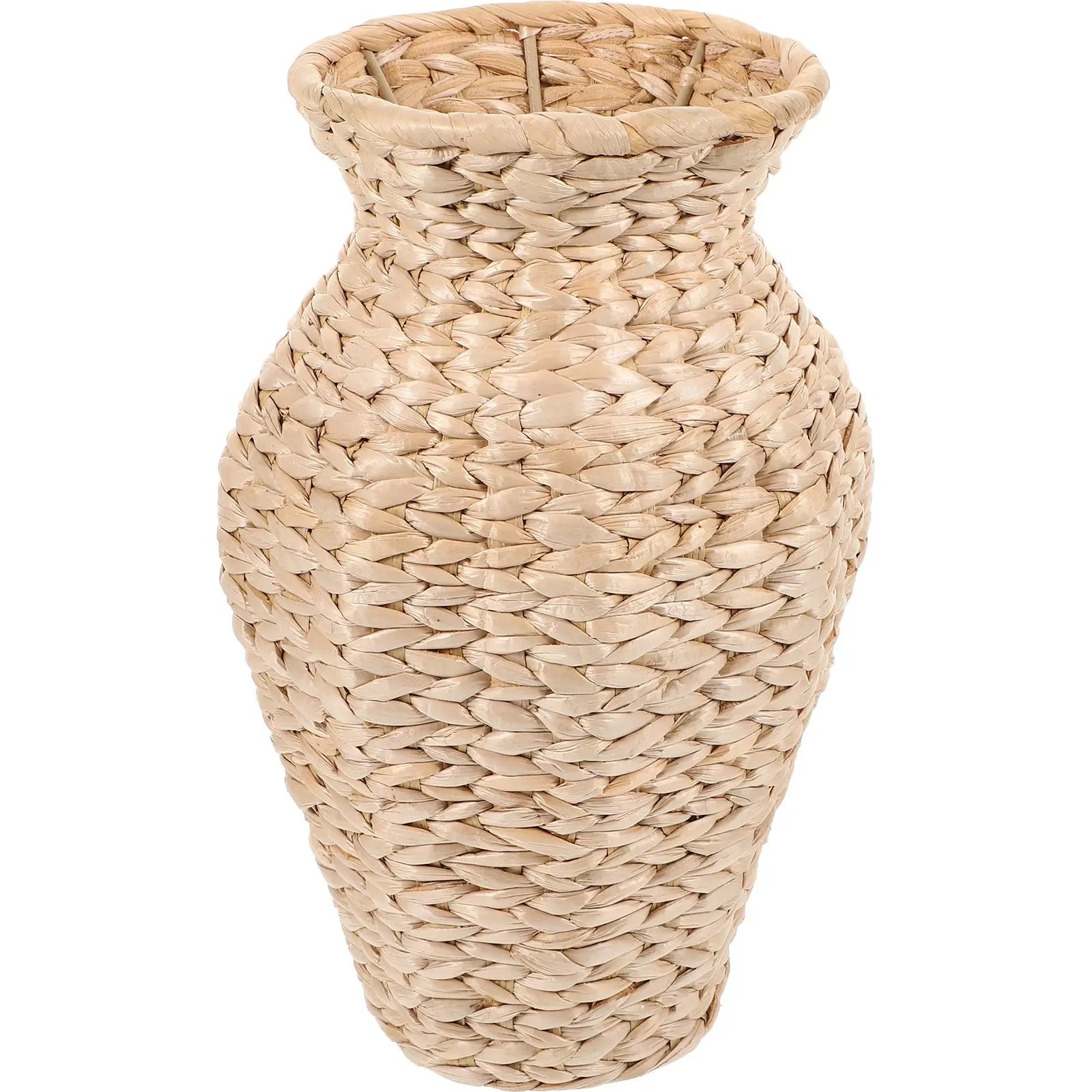 Vase en osier tressé - Déco bohème naturel - Décoration intérieure