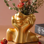 Vase en résine sculpté en forme de corps humain - Décoration intérieure