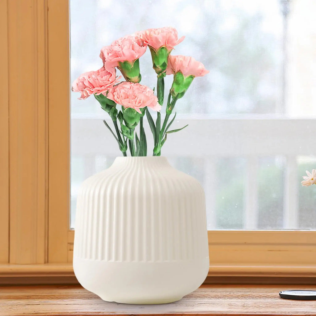 Vase à fleurs moderne et minimaliste, panier déco style nordique pour la maison, le bureau ou la chambre - Décoration intérieure