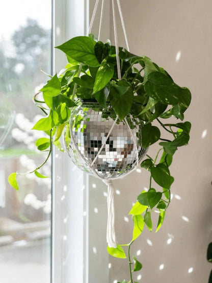 Vase rond en verre suspendu - Décoration intérieure