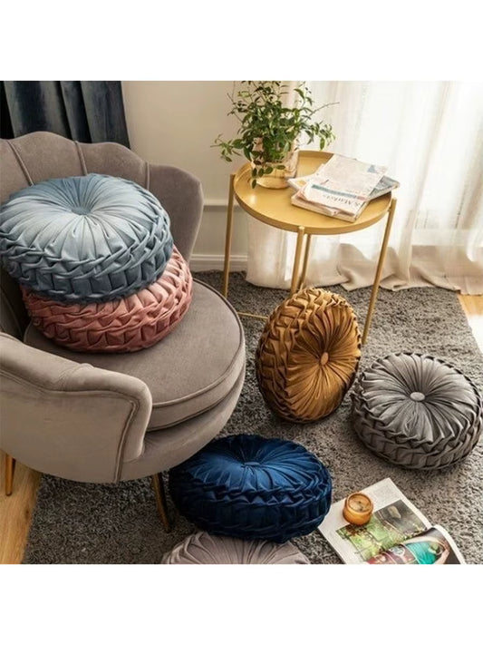 Coussin Rond en Velours