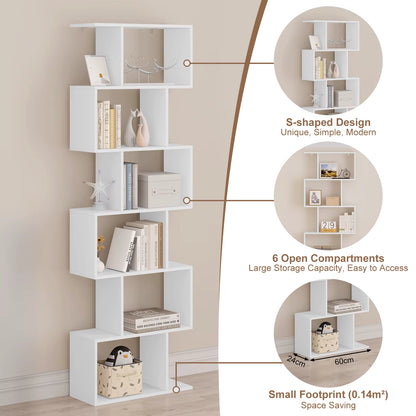 Bibliothèque en forme de S - 6 niveaux
