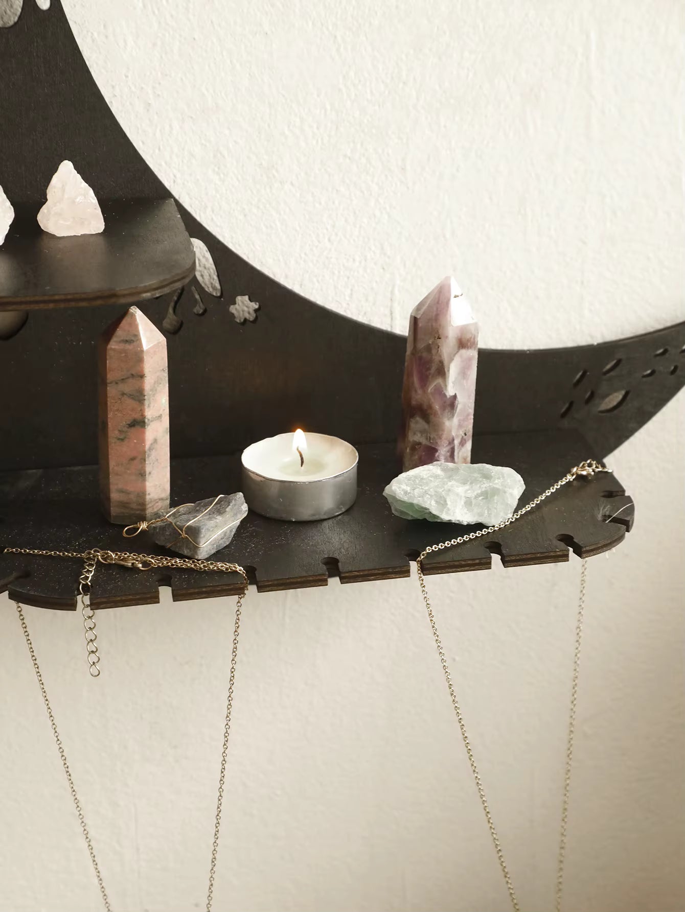 Etagère Style Gothique  Forme Lune