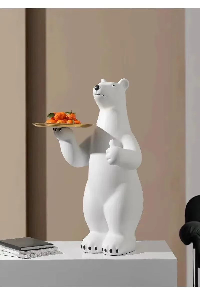 Grande Sculpture d'Ours