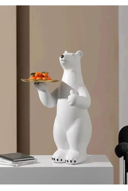 Grande Sculpture d'Ours