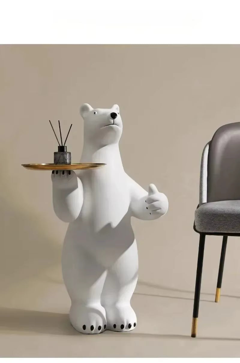 Grande Sculpture d'Ours