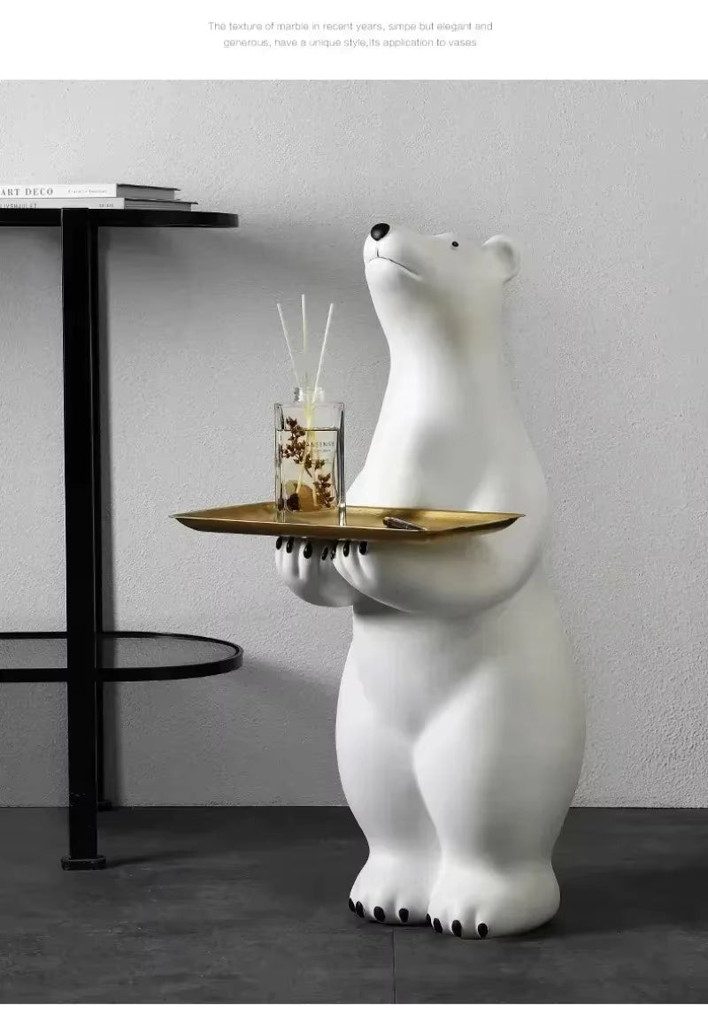 Grande Sculpture d'Ours
