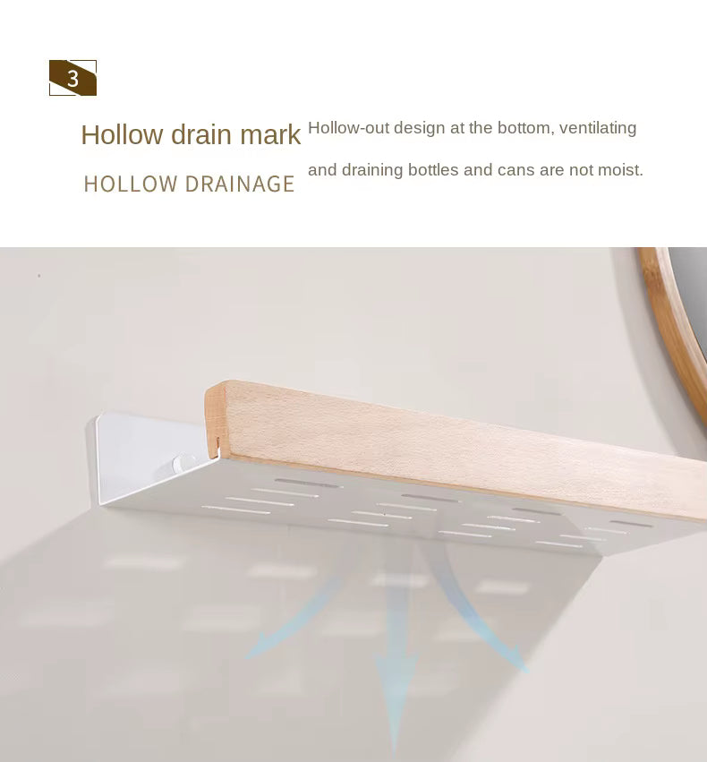 Étagères Salle de Bain Bois